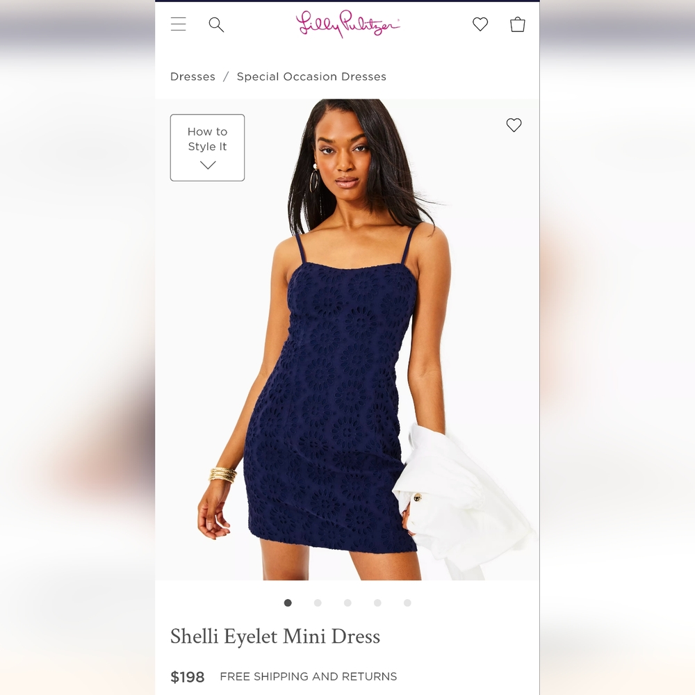 Lilly Pulitzer navy dress 00